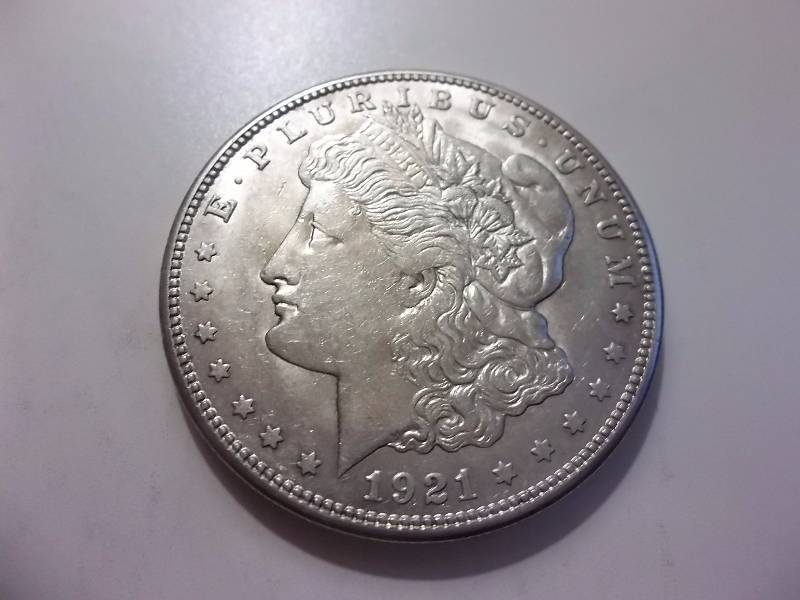 1921 S  Morgan Silver Dollar  Higher Grade