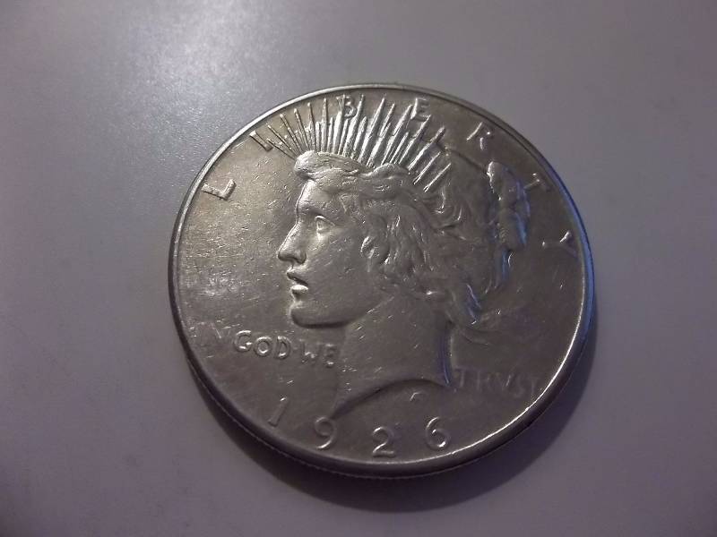 1926 S Silver Peace Dollar Very High Grade