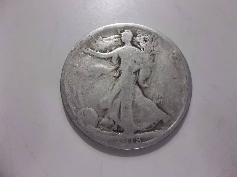 1918 S  Walker Half Dollar