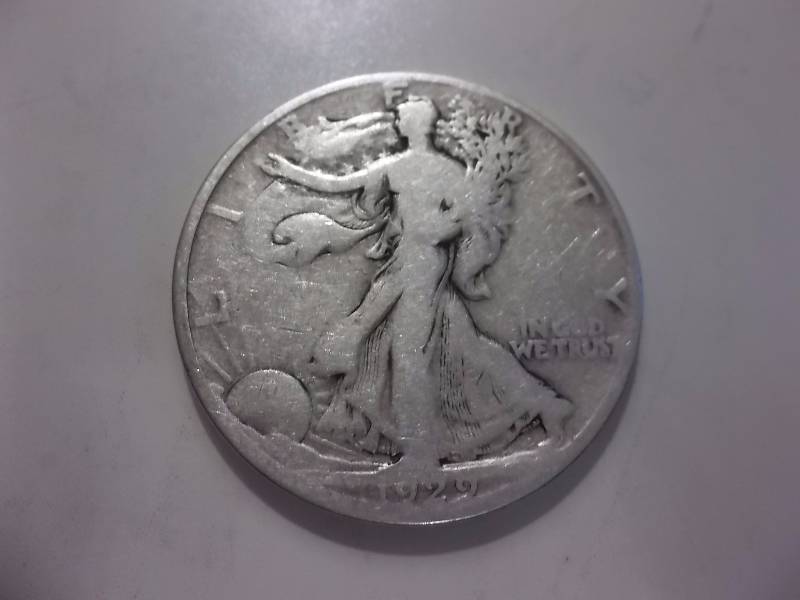1929 D Walker Half Dollar