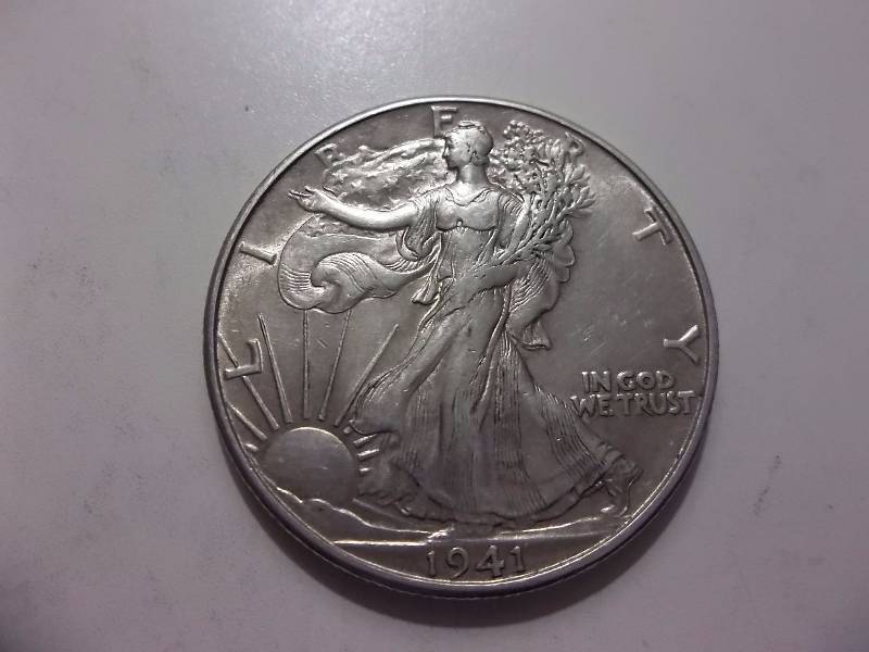 1941 D Walker Half Dollar Very High Grade MS