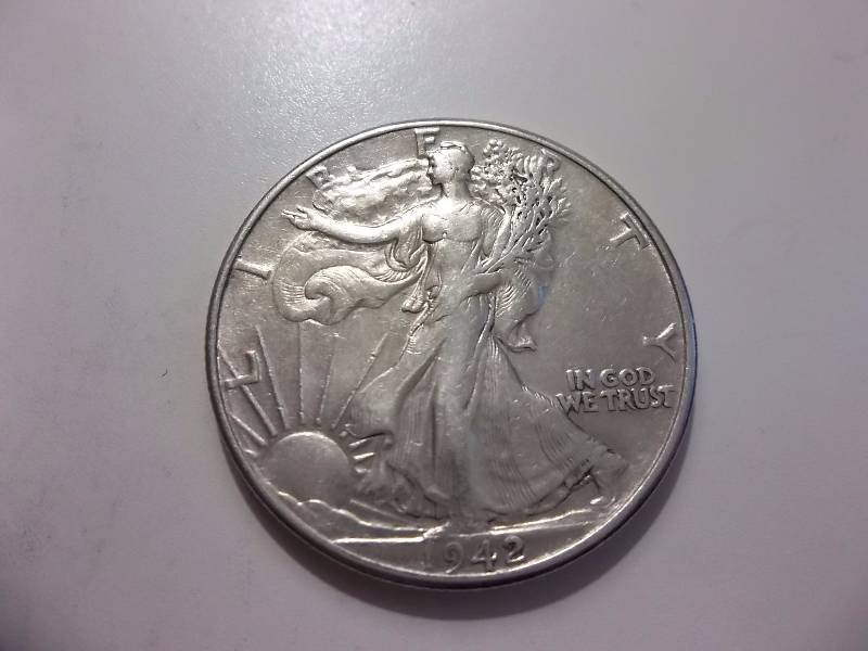 1942  Walker Half Dollar High Grade AU-MS