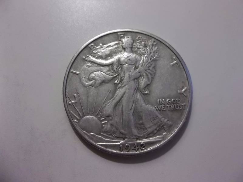 1942 S Walker Half Dollar Better Grade