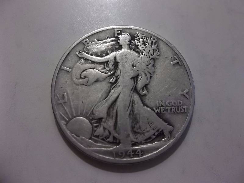 1944 D Walker Half Dollar