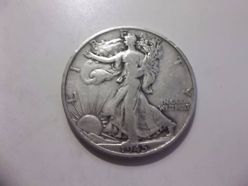 1945 S Walker Half Dollar Better Grade
