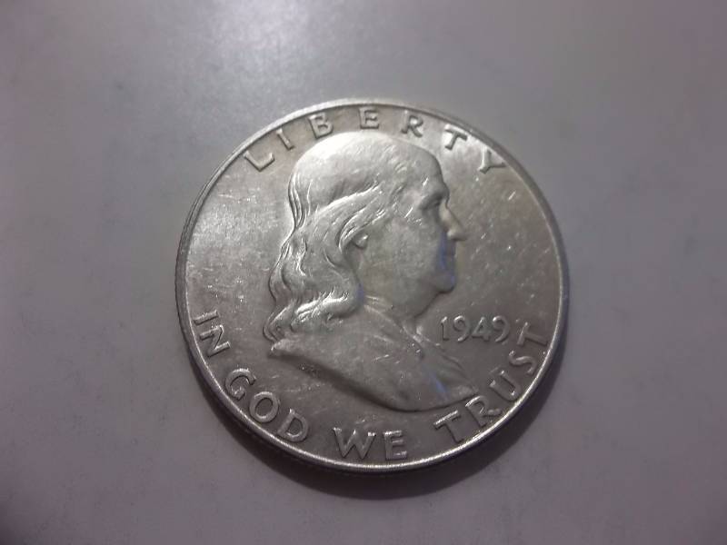 1949 D Franklin Half Dollar Very High Grade