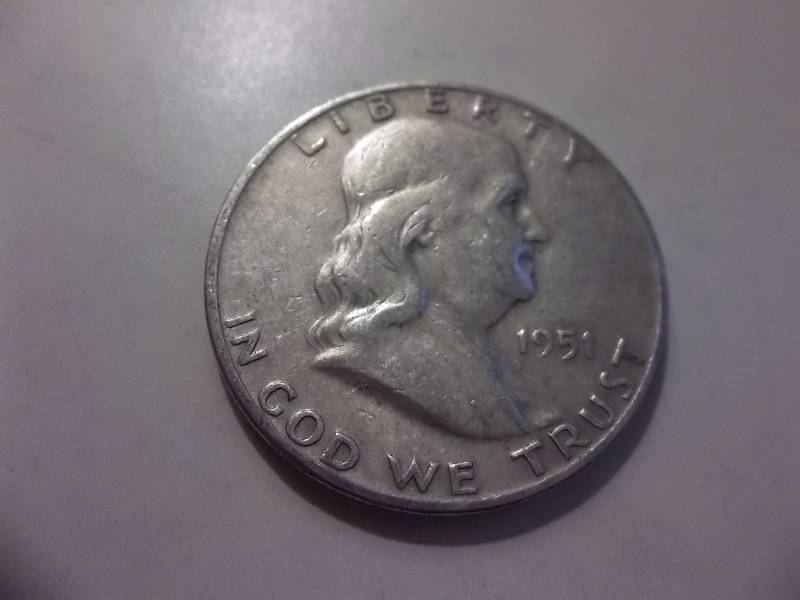 1951 D Franklin Half Dollar Better Grade