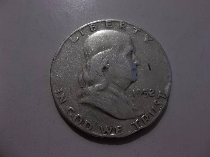 1952 S Franklin Half Dollar Better Grade