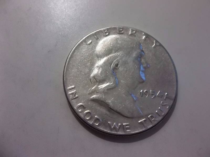 1954  Franklin Half Dollar Better Grade