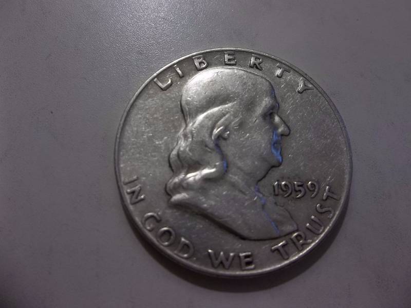 1959 Franklin Half Dollar Higher Grade