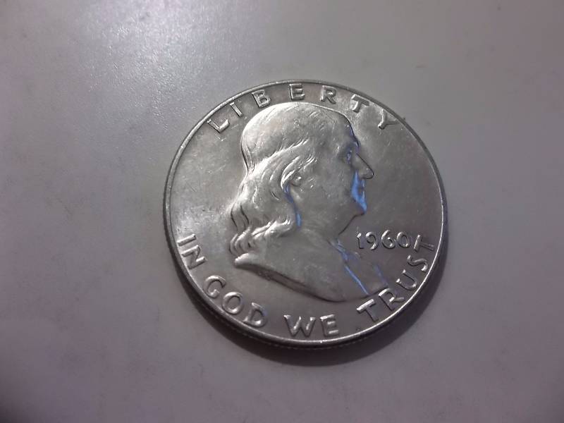 1960 Franklin Half Dollar Very High Grade MS