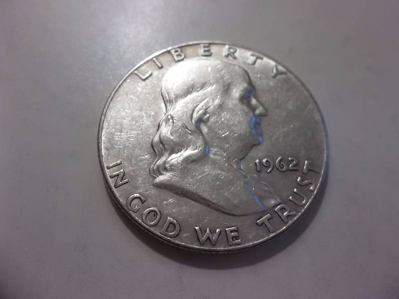 1962 D Franklin Half Dollar Very High Grade