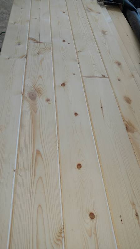 1x8x8 PIne Tongue and Groove - Endmatched and Reversible Pattern