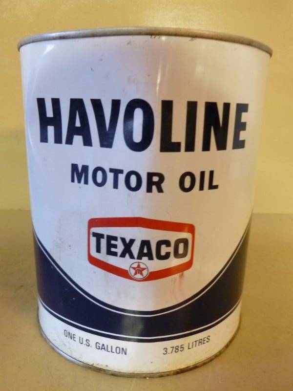 lot 25 image: Vintage Texaco Oil Can