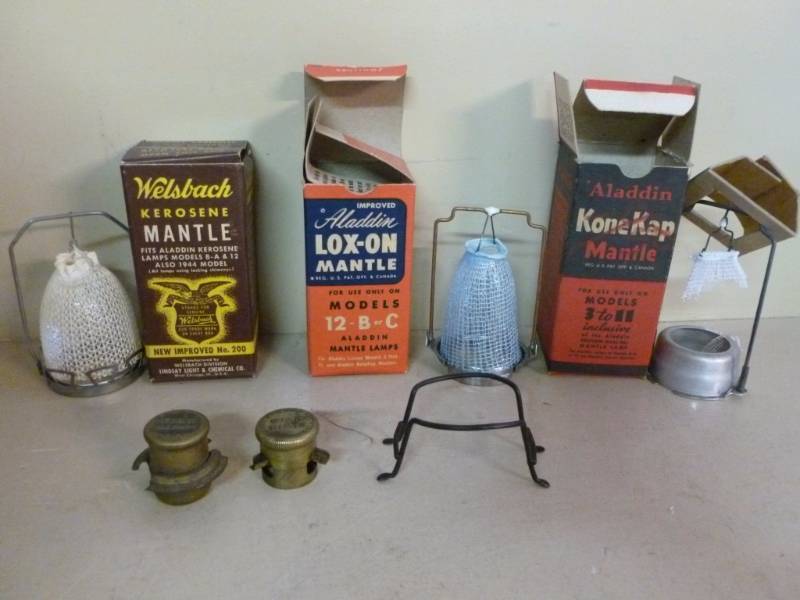 lot 64 image: Antique Lamp Mantles