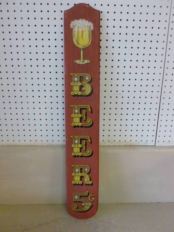 lot 179 image: Beer Sign