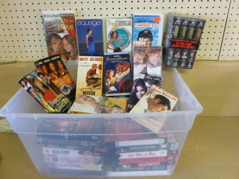 lot 212 image: VCR Movies