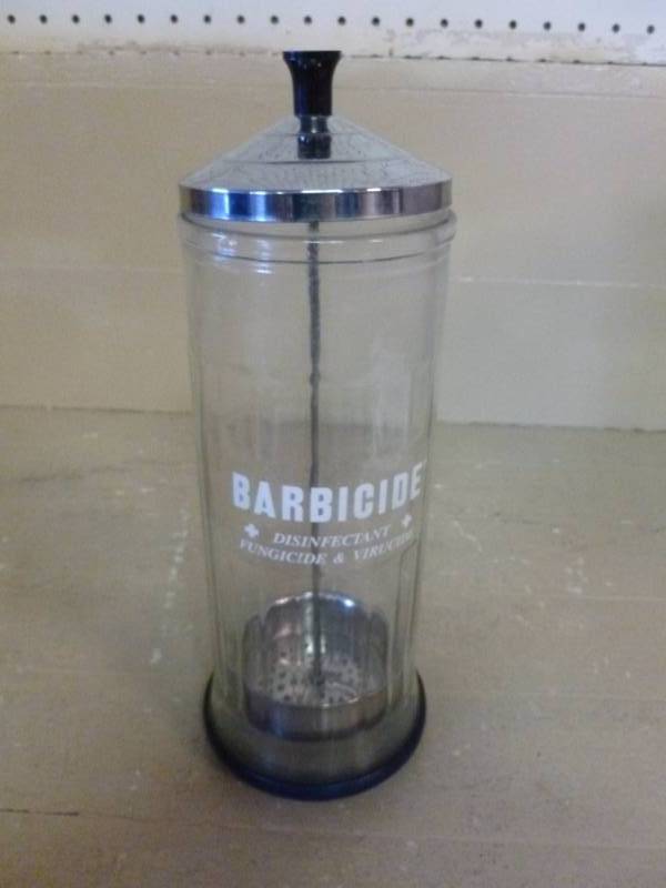 lot 213 image: Barbicide Jar