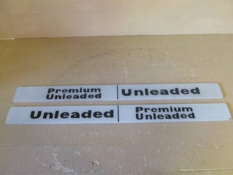 lot 230 image: Vintage Gas Pump Slides