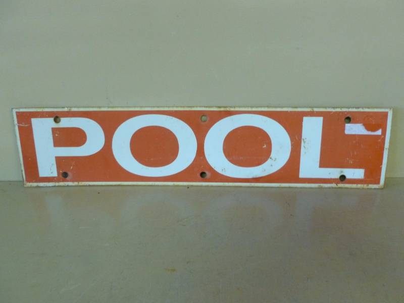 lot 246 image: Vintage Metal Sign