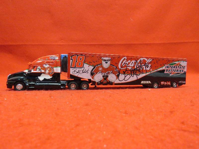 lot 442 image: #18 Coca-Cola Semi and Trailer-Autographed