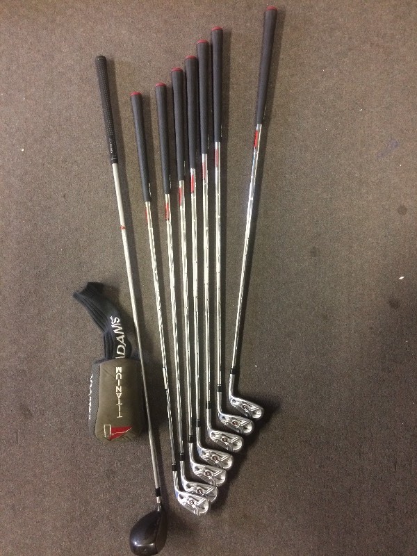 lot 12 image: ADAMS SC X10 GOLF CLUBS