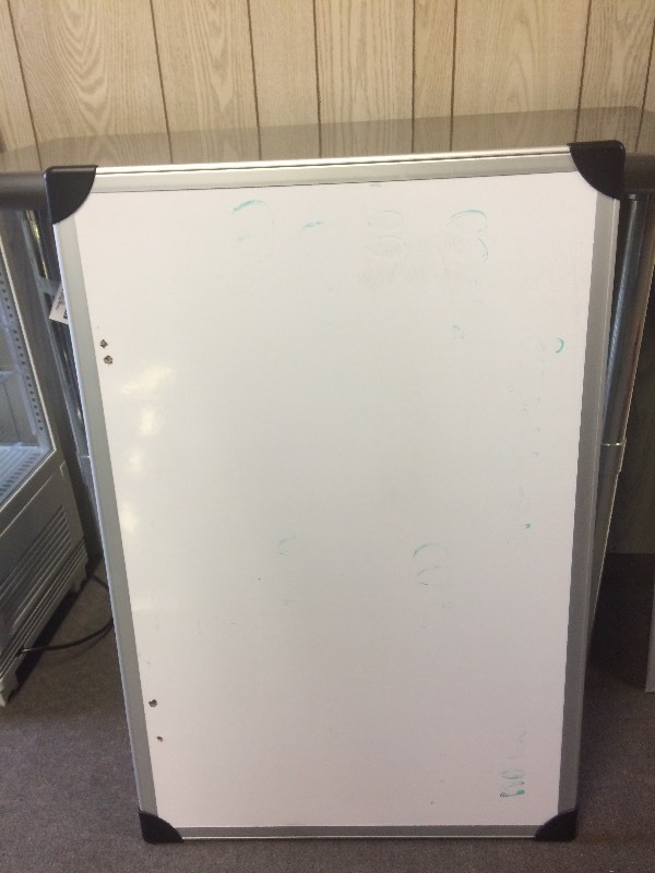 lot 16 image: WHITE BOARD  CORK BOARD