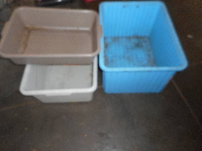 3 TOTES OR BINS