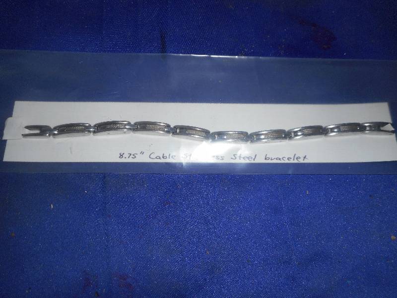 8 34 INCH STAINLESS NECKLACE