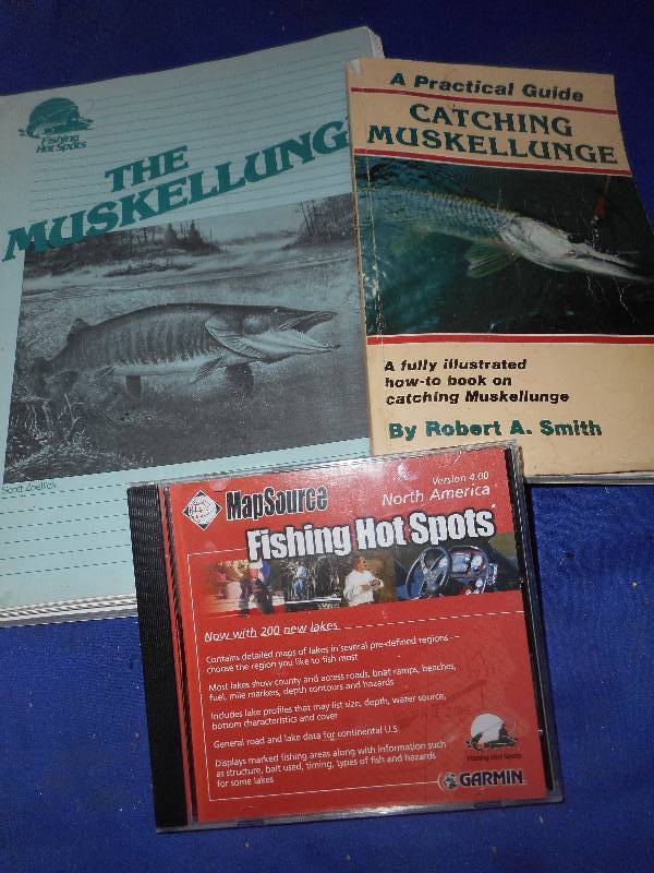FISHING MUSKE BOOK AND FISHING HOT SPOTS