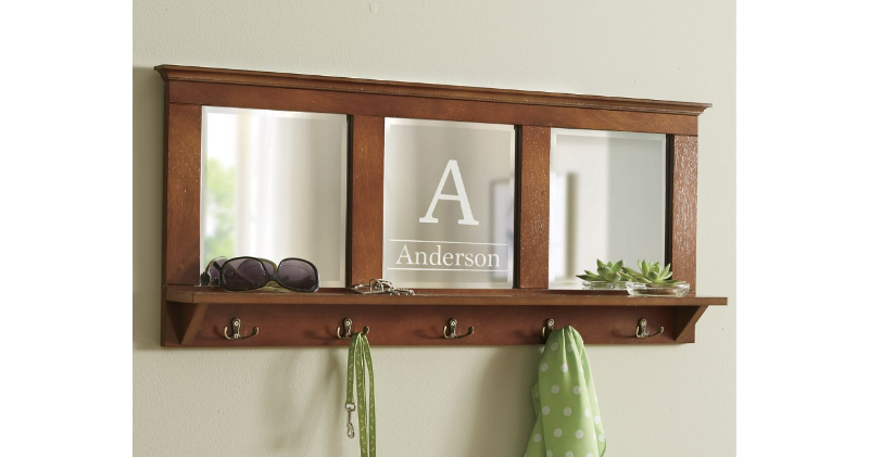 Mirrored Wall Hooks open box Retail...