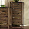 Expresso Emil 5 Drawer Chest shown ...