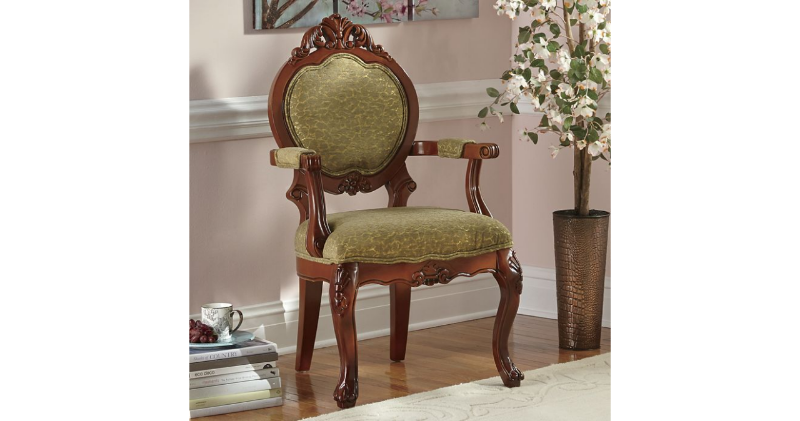 Golden Carved Chair open box Retail...
