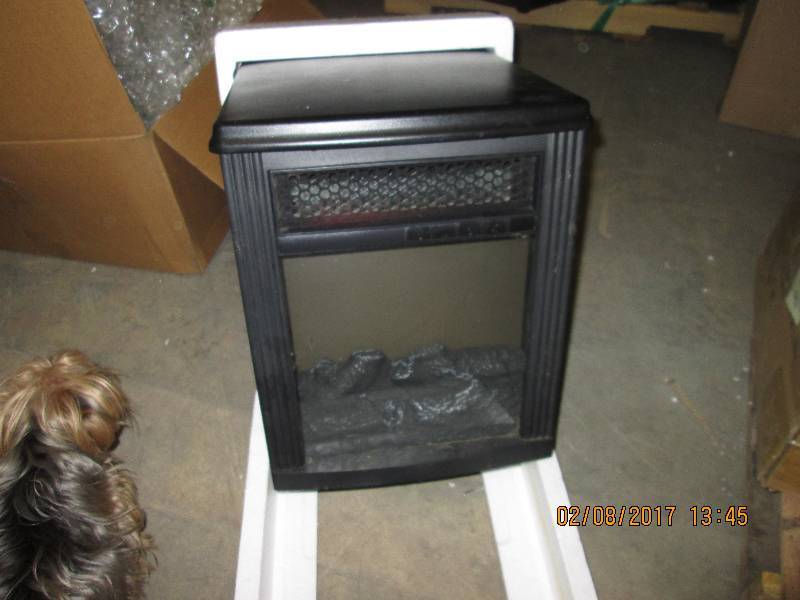 Small Electric Fireplace, open box,...