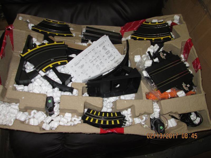 Big Racer Slot Tracks Set open box,...