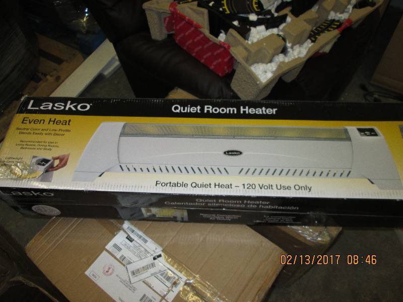 Lasko Quiet Room Heater open box, u...
