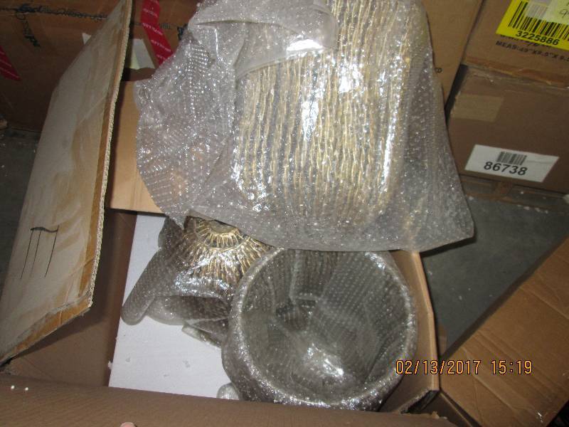 Lot of 3 Metal Tassle Bases (heavy)...