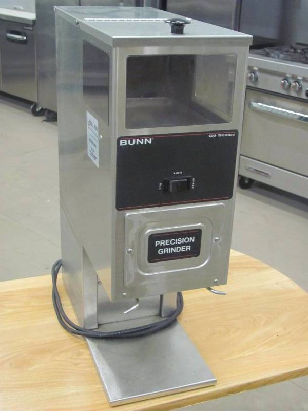 lot 22 image: Bunn G9T HD Stainless Steel Tall Single Hopper Portion Control Coffee Grinder