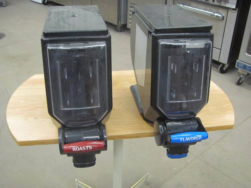 lot 26 image: Lot of 2 Coffee Bean Dispensers