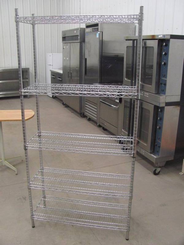 lot 33 image: Stainless Steel Storage Shelf