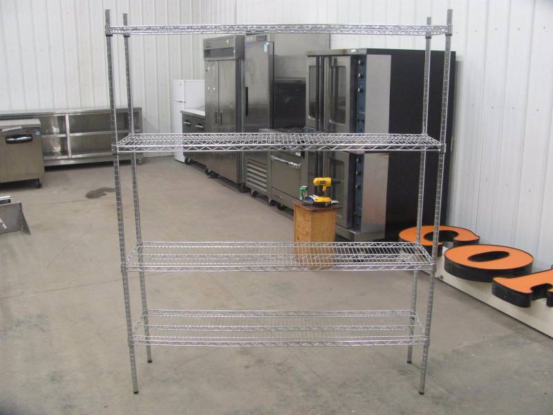 lot 36 image: Stainless Steel Storage Shelf