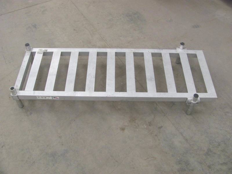 lot 38 image: Aluminum Adjustable Height Dunnage Rack
