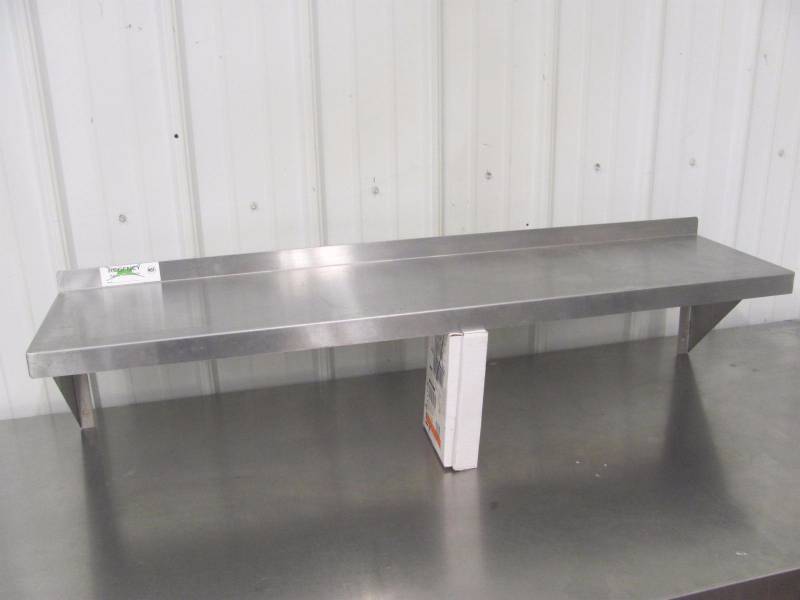 lot 40 image: Stainless Steel Mountable Shelf
