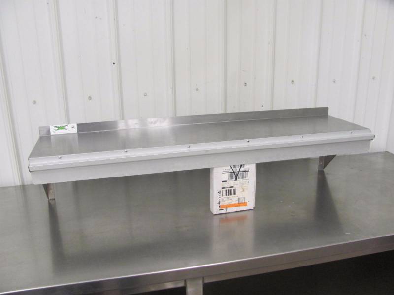 lot 41 image: Stainless Steel Ticket Rail Shelf