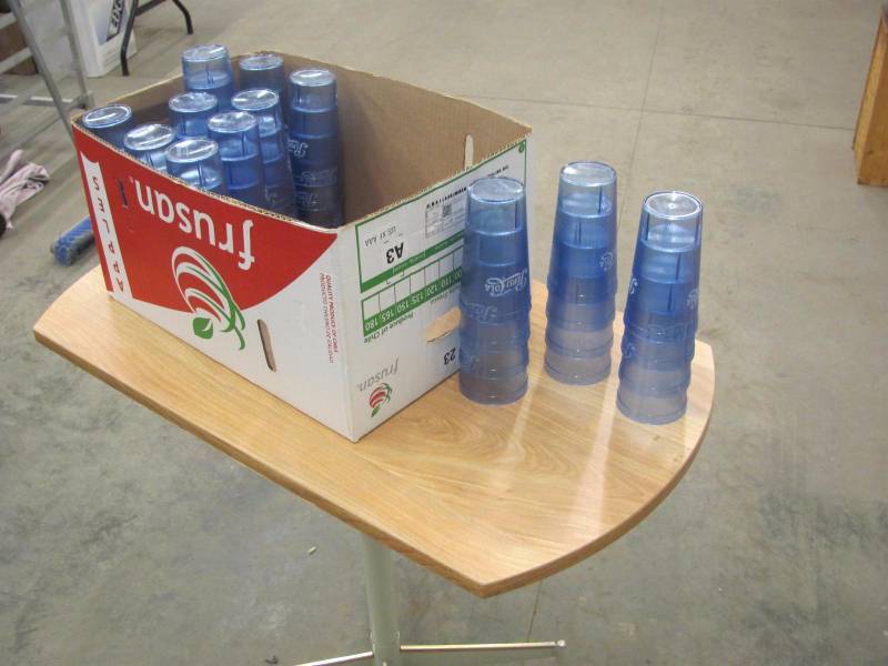 lot 92 image: Lot of 45 Plastic Pepsi Fountain Drink Cups