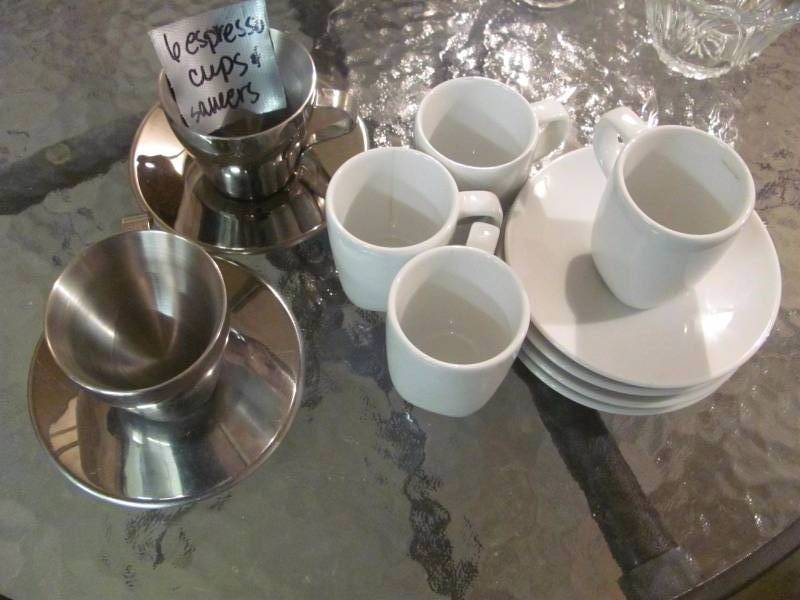 lot 99 image: Lot of Espresso Cups & Saucers