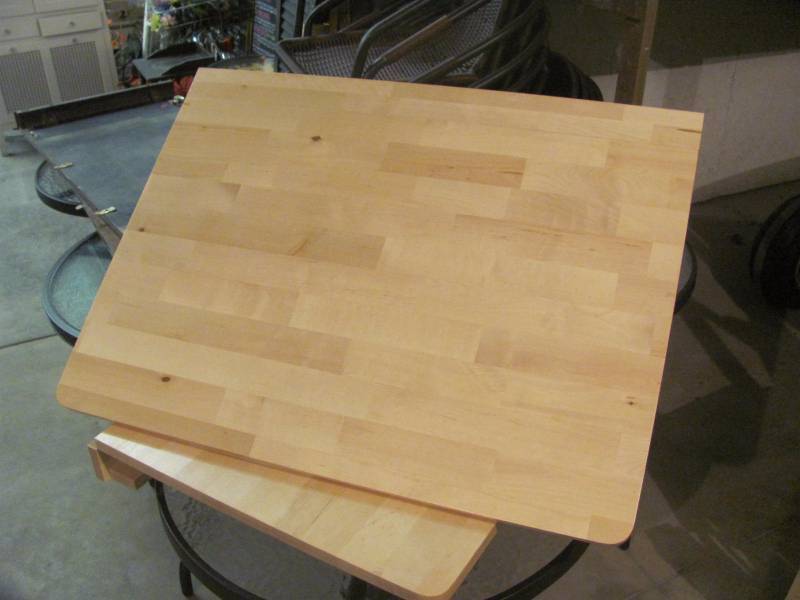 lot 115 image: Wall Mounted Bistro Table & Chair Lot