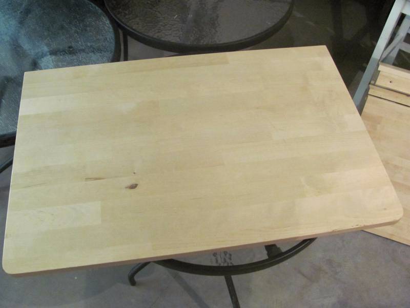 lot 116 image: Wall Mounted Bistro Table & Chair Lot