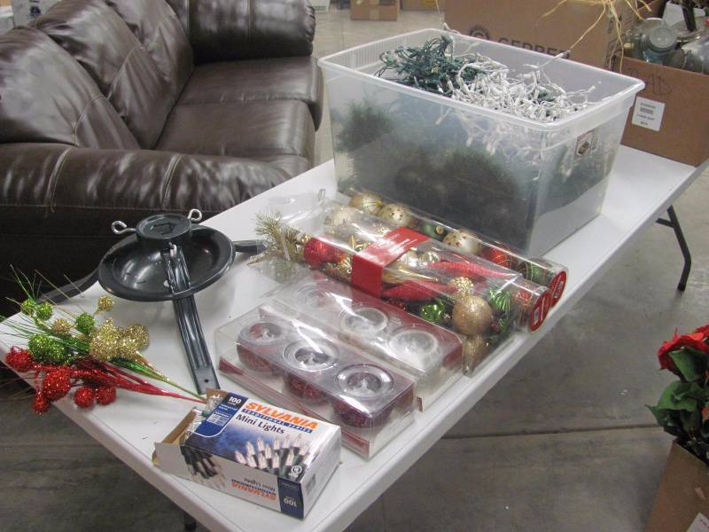 lot 164 image: Huge Christmas Decoration Lot