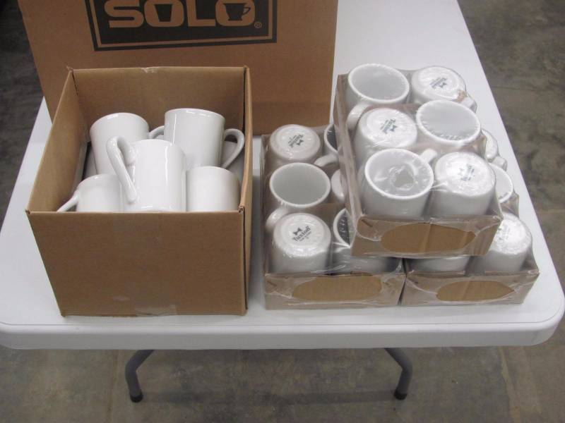 lot 186 image: 29 Count Brand New 8 OZ Ceramic Coffee Cups